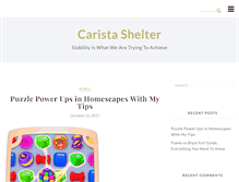 Tablet Screenshot of caritasshelter.org